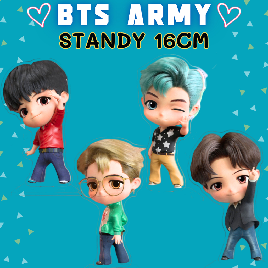 พร้อมส่ง BTS สแตนดี้ Acrylic สูง 16 cm