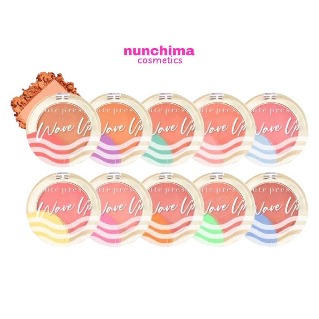 CUTE PRESS WAVE UP POWER FIX BLUSH คิวท์เพรส เวฟ อัพ พาวเวอร์ ฟิกซ์ บลัช ปัดแก้ม