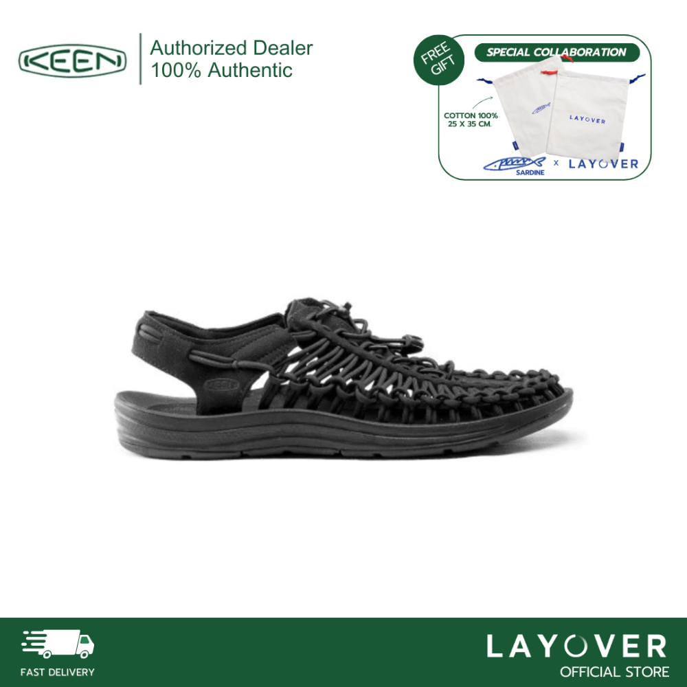 [ส่วนลด30% 1219FASHDD] Keen UNEEK “Black/Black”