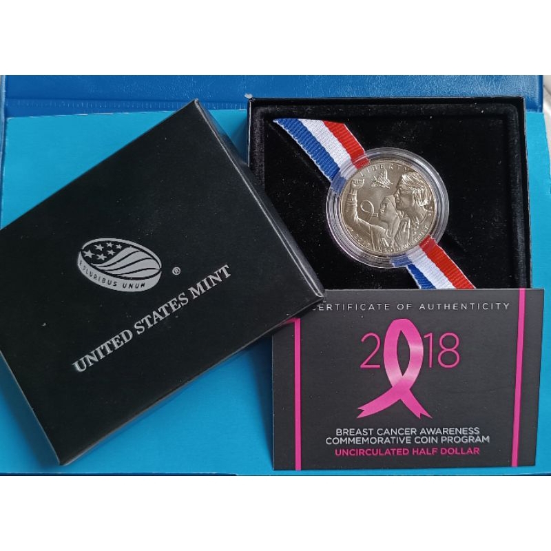 Half Dollar Dollar Breast Cancer Awareness 2018-D