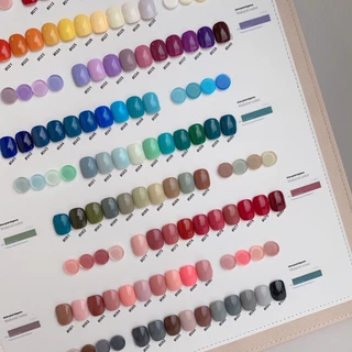 สีเจล ENOU แบบแยกขวด รุ่นขวดสี โทนสีพื้น (TPO free + HEMA free + TMPTA free)