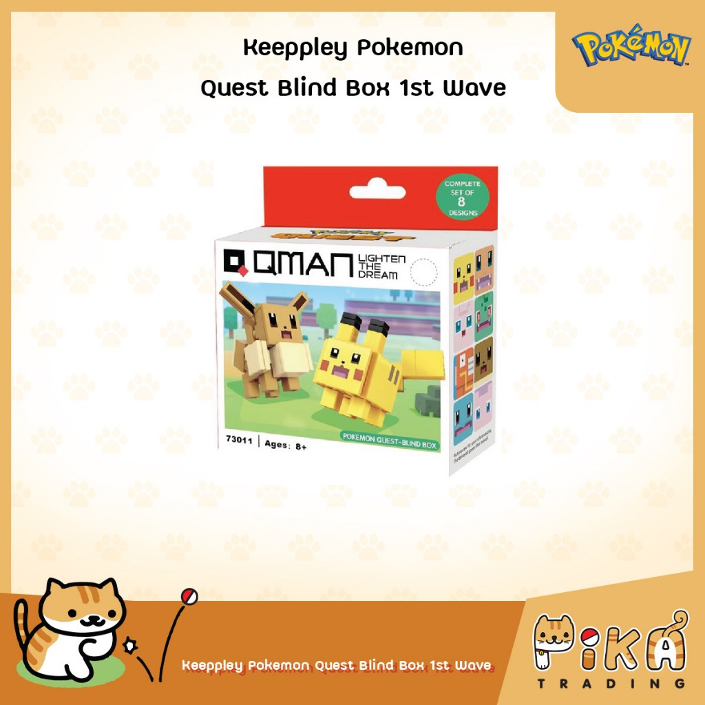 [KEEPPLEY] Keeppley Pokémon Quest Blind Box 1st Wave