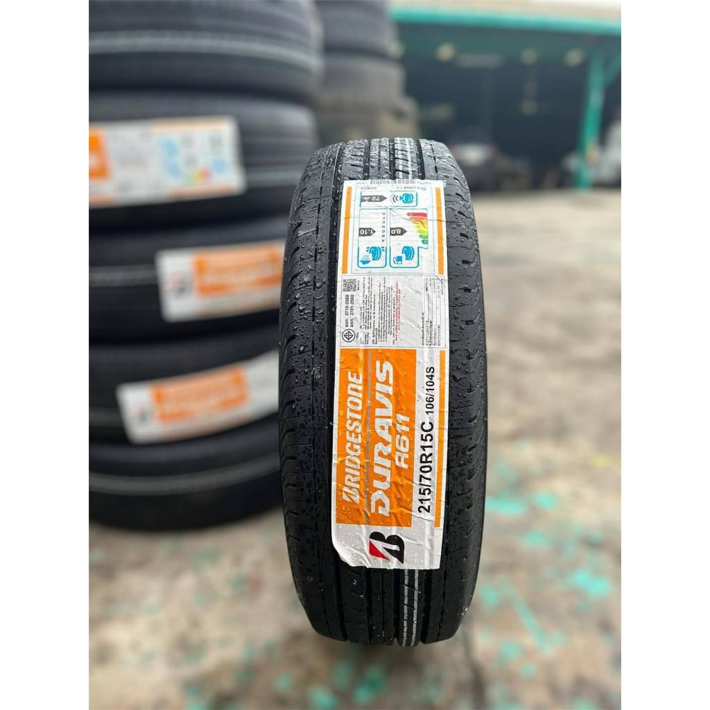 ยาง 215/70R15 ของ BRIDGESTONE รุ่น R611 ยางปี 2025