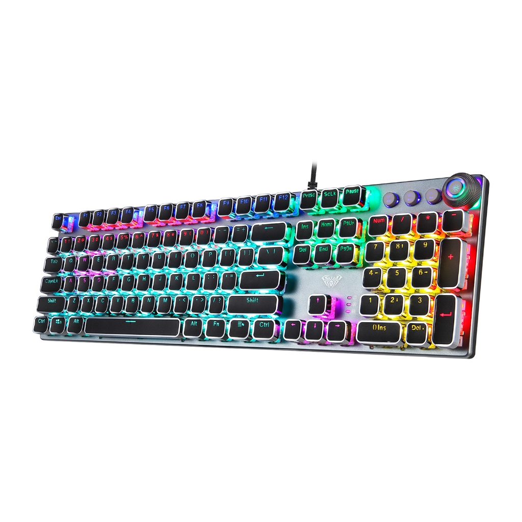 คีย์บอร์ด AULA F2058 , F2088 & LECOO KG1102 Mechanical Keyboard Gaming คีย์บอร์ดมีไฟ คียบอดเล่นเกมส์ ประกันศูนย์ไทย รูปที่ 8
