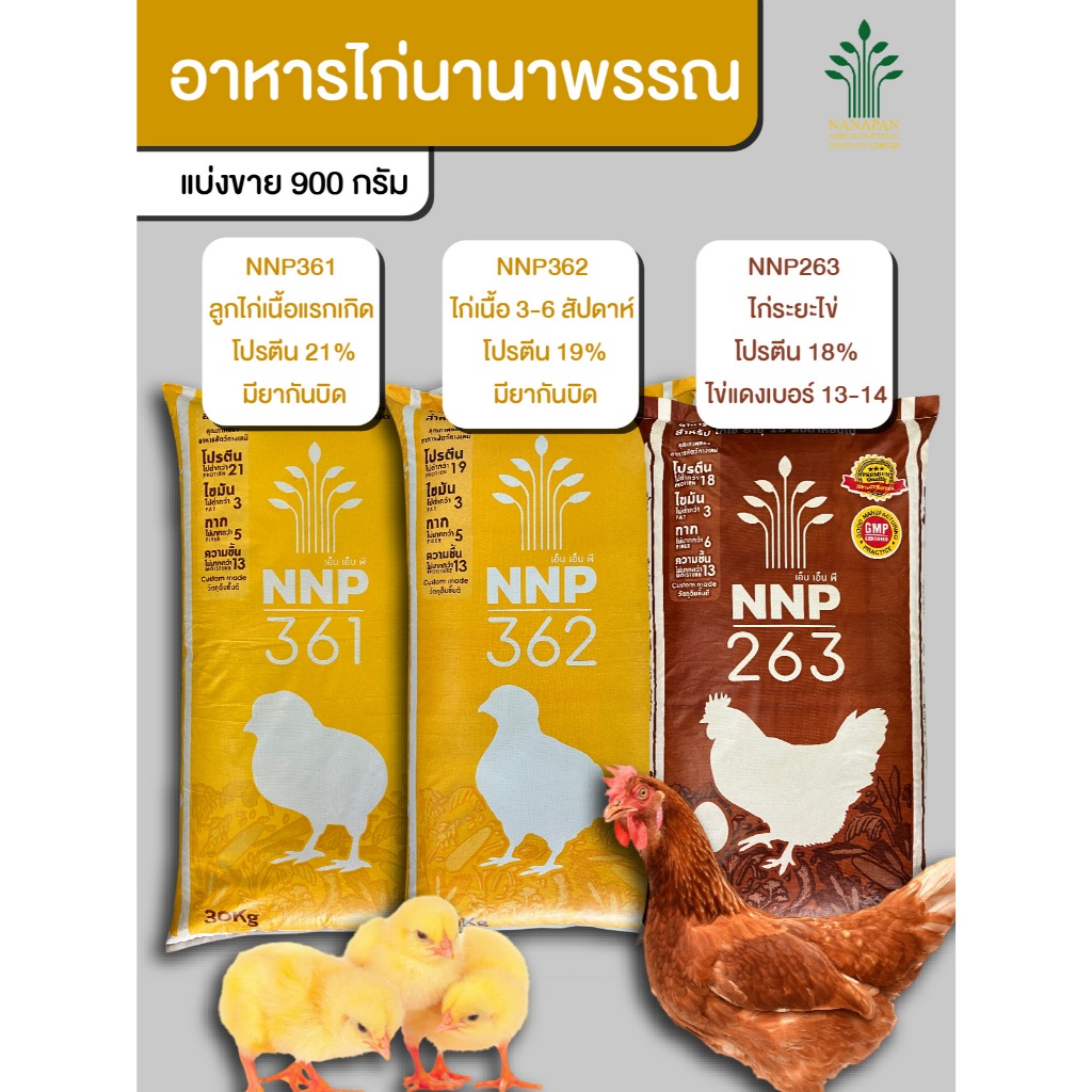 อาหารไก่ไข่ ไก่เนื้อ นานาพรรณ