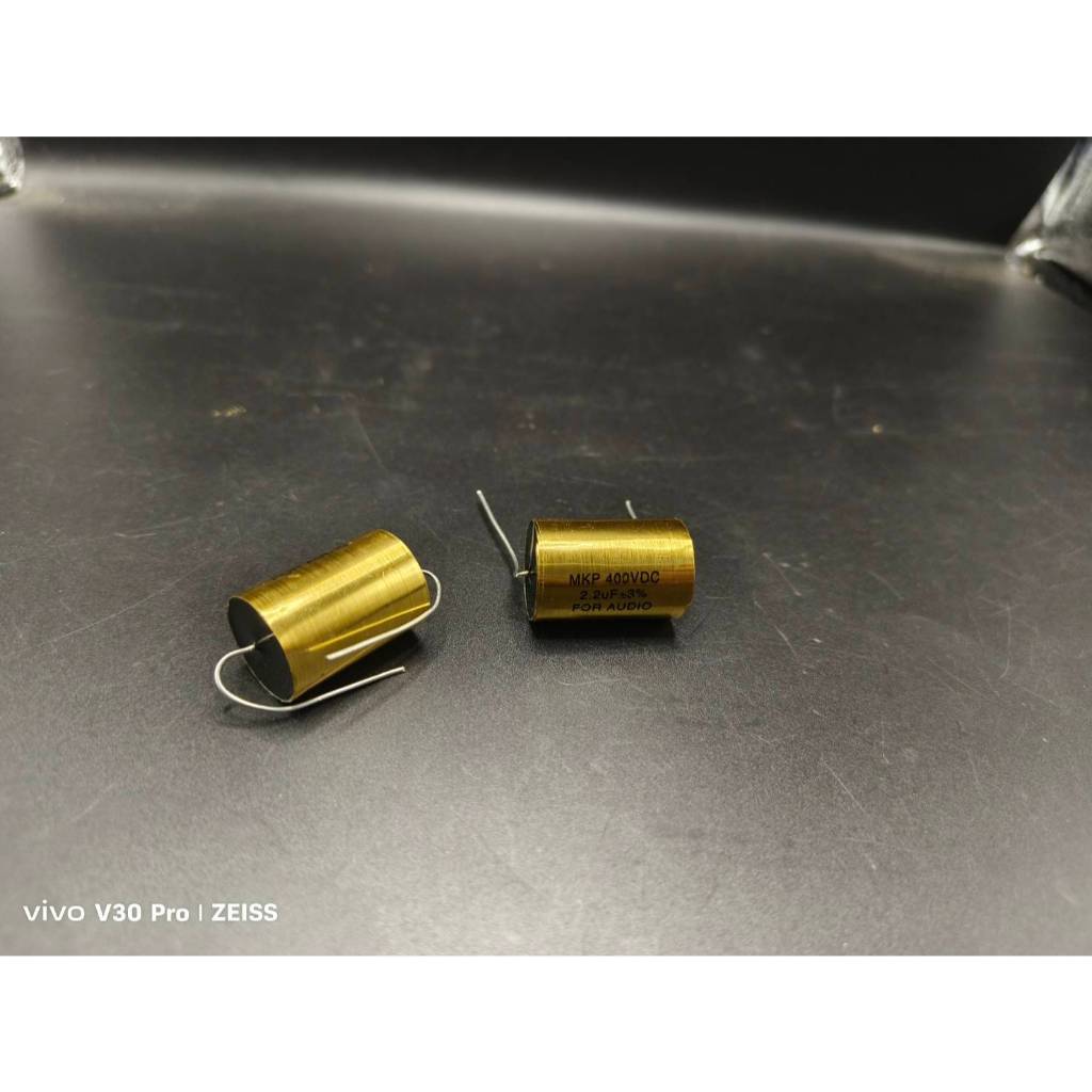 MKP FOR AUDIO cเสียงแหลม 2.2uf 3.3uF 400V 2.2 3.3 C ซีเสียงแหลม ซีเสียงแหลมโม hi.cap ตัวcเสียงแหลม ตัว c เสียง แหลม