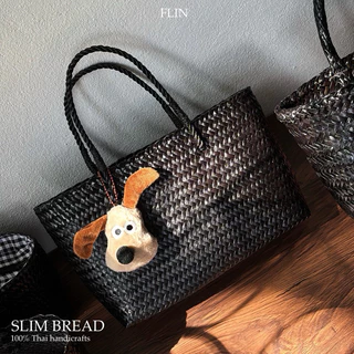 พร้อมส่งค่ะ FLIN - SLIM BREAD กระเป๋าสานจากกระจูด