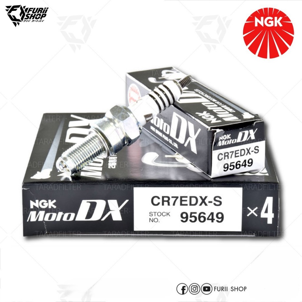 [ สามารถผ่อนชำระบัตรเครดิต/Spaylater ] หัวเทียน NGK MOTO DX CR7EDX-S (95649)