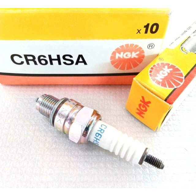[ สามารถผ่อนชำระบัตรเครดิต/Spaylater ] หัวเทียน NGK NICKEL CR6HSA