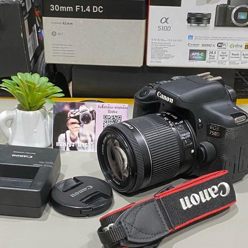 canon 750d พร้อมเลนส์