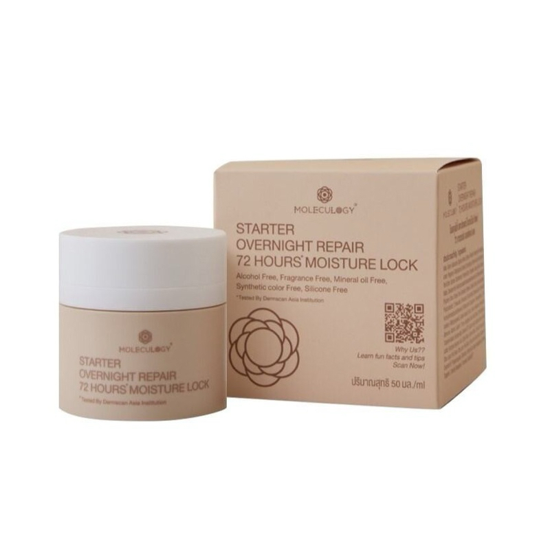 MOLECULOGY STARTER OVERNIGHT REPAIR 72 HOURS MOISTURE LOCK  ของใหม่