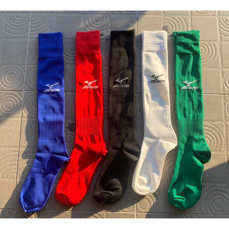 Mizuno ถุงเท้าฟุตบอล แบบยาว Football Socks (Long) ถุงเท้ามิซูโน่ ถุงเท้ากีฬาแบบยาว