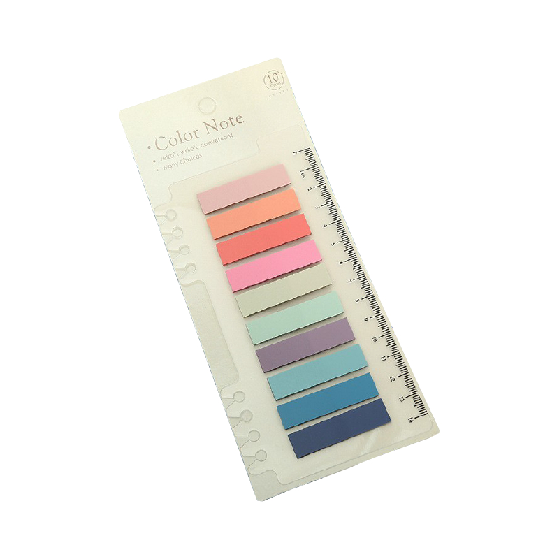 Colorful self-adhesive sticky notes-TM0321 กระดาษโพสท์อิท สีพาสเทล Morandi