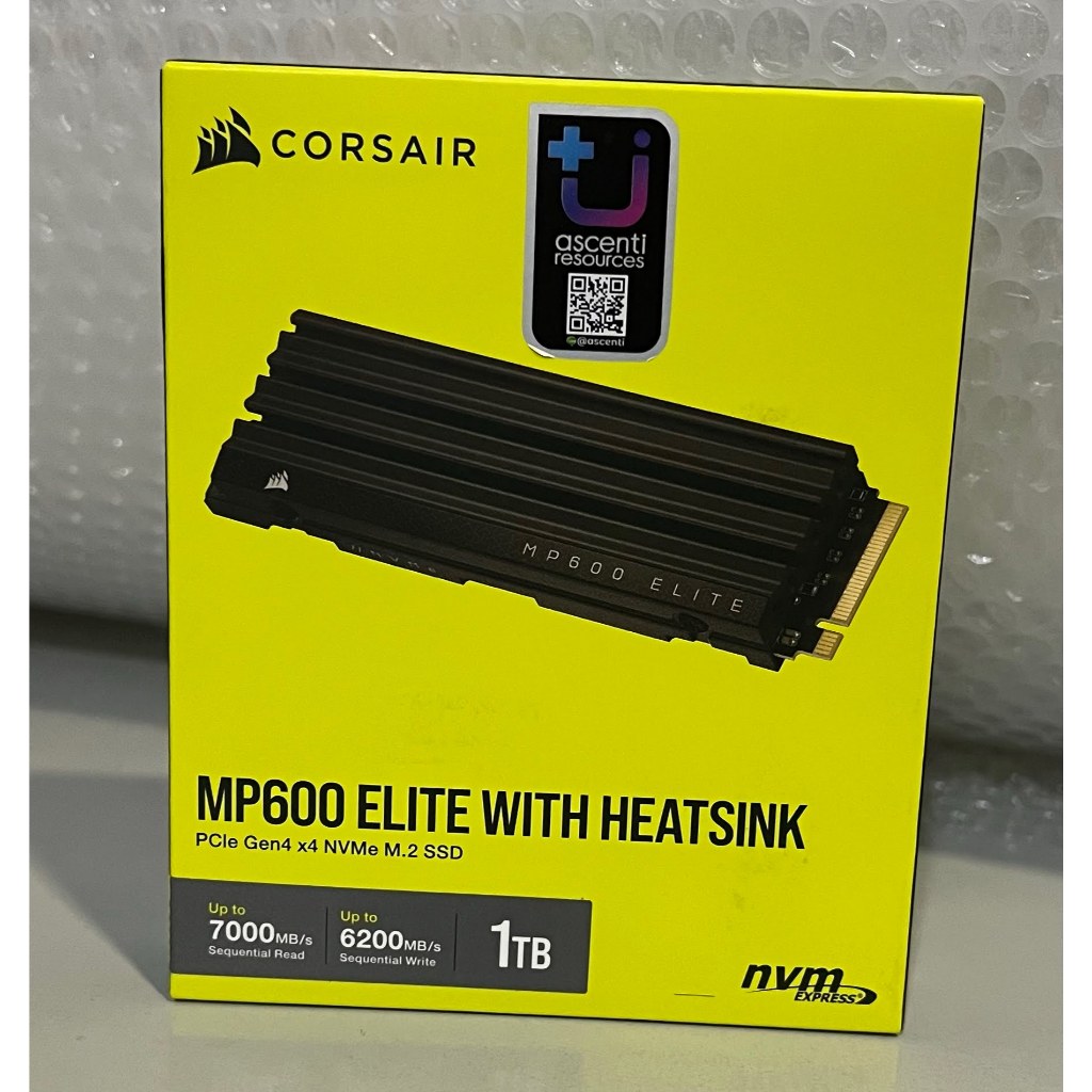 {มือหนึ่ง} CORSAIR 1 TB SSD M.2 PCIe 4.0 MP600 ELITE