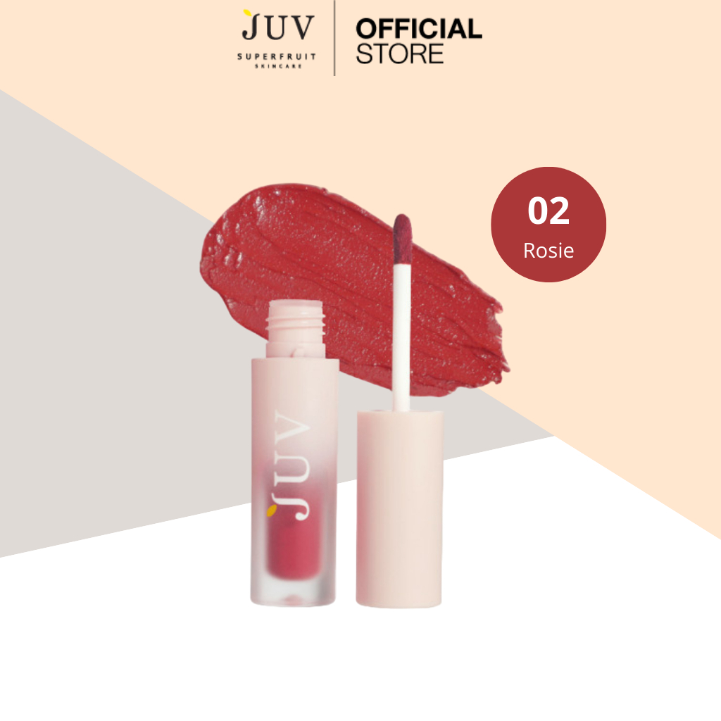 [EXP : 07/2025]JUV Berry Glowy Matte Tint 02 Rosie 3 g.