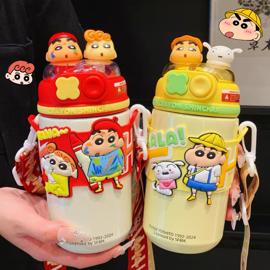 52toys ชินจัง แก้วสแตนเลสcrayon shin chan 520mlแก้วเก็บความเย็น
