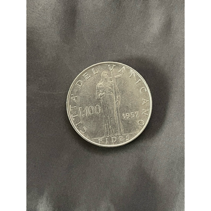 เหรียญ 100 Lira Vatican City 1957