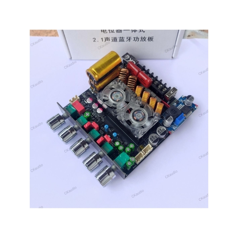 ZK ST21แท้มือ1  โมเต็มระบบ เบสหนักแน่นๆกลางใสๆ พัดลม 2 ตัวมีไฟLED คาปาซิเตอร์ 2 ตัวสีทอง งานสวยๆ แรง