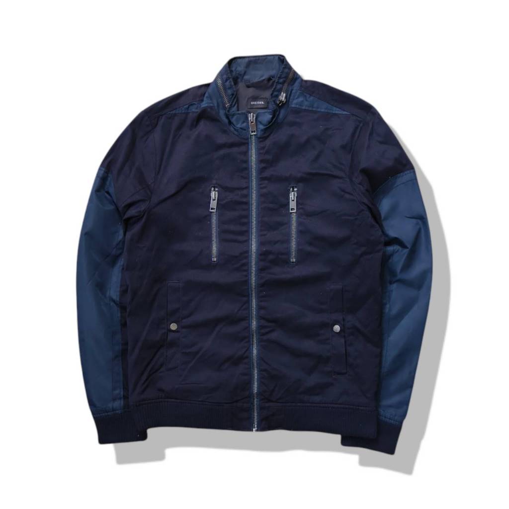 Diesel Navy Blues Full Zipper Jacket รอบอก 43”