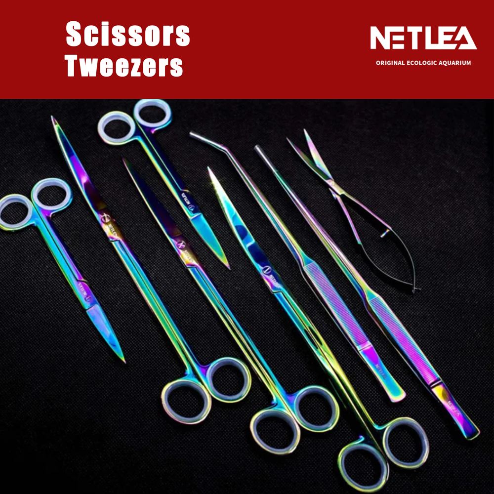 Netlea Scissors/Tweezers กรรไกรตรง, โค้ง, สปริง, เวฟ / เฟอเซปปากตรง ปากโค้ง