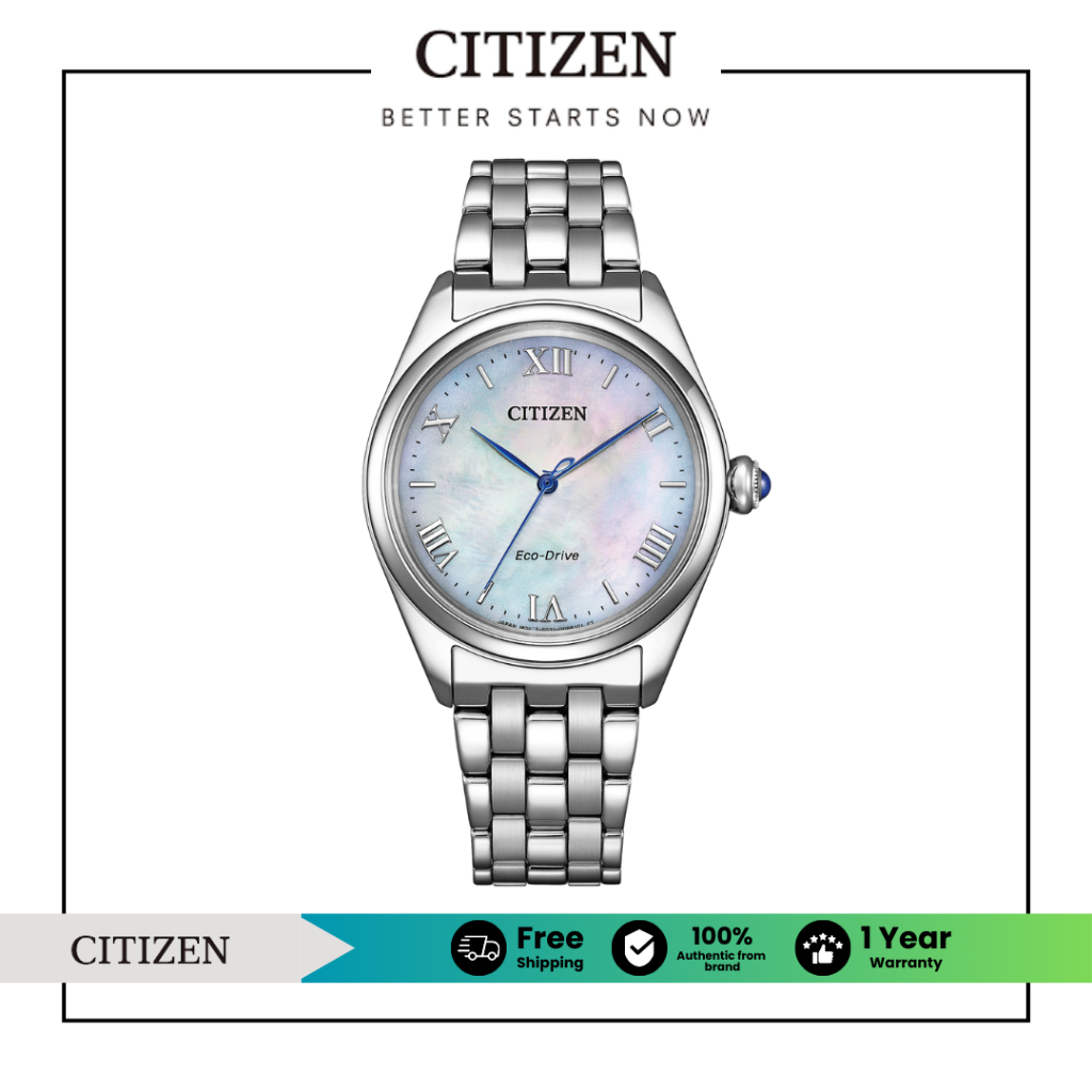 CITIZEN L Eco-Drive EM1140-80D Lady Watch ( นาฬิกาผู้หญิงพลังงานแสง)