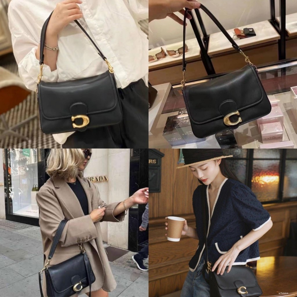 💯ปล่อยโปร ลด 750 บาท🔥C0ach Soft Tabby Shoulder Bag