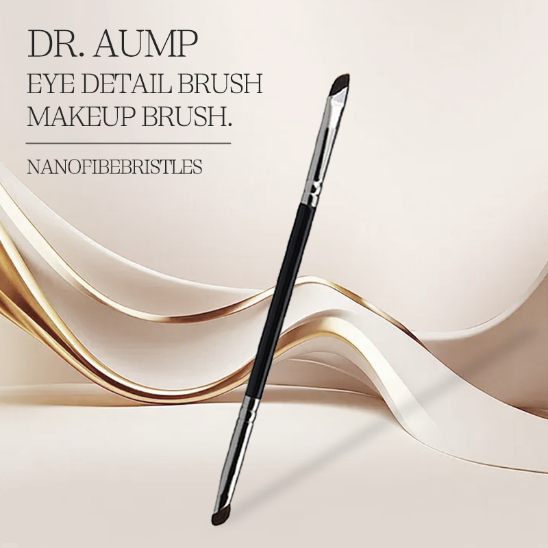 Dr.aump แปรงอายไลเนอร์ แบบสองหัว แปรงเขียนคิ้ว ขนม้า ขนสังเคราะห์เกรดพรีเมี่ยม พร้อมส่ง