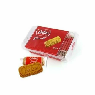 Lotus Biscoff Biscuit มี 2 ขนาด แบบแยกซอง (186gExp28/09/2026)(156gExp15/11/2026)