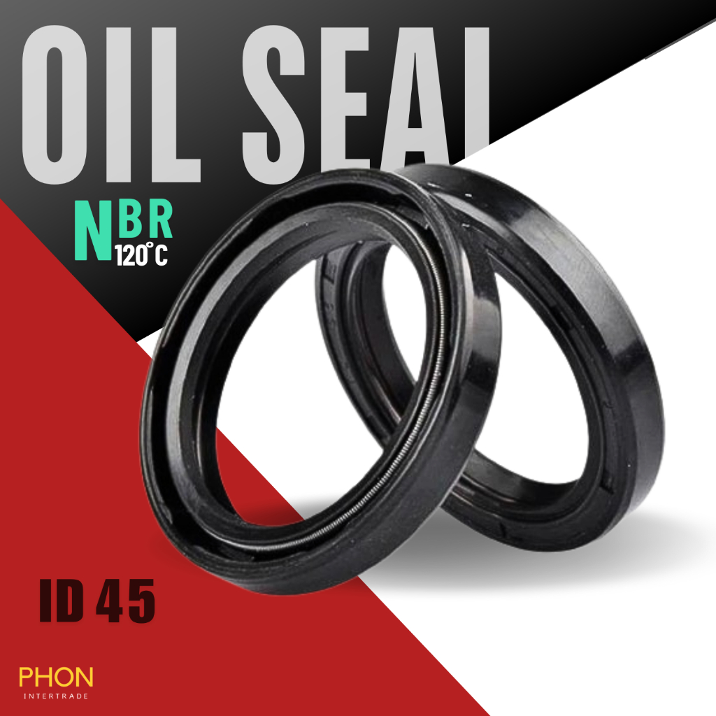 ออยซีล Oil seal TC 45X66X10/ 45X67X10/ 45X67X12/ 45X68X10/ 45X68X12/ 45X68X13/ 45X68X14/ 45X68X7/ 45