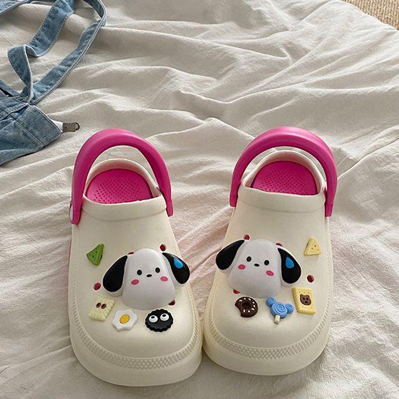 Walkon ของมันต้องมี รองเท้าแตะหัวโตแบบสวม ดีเทลสวยสับ งานสวยน่าตำ มีสายรัดส้น ใส่เดินสะดวกสบาย แมทช์ง่าย แต่งตัวง่าย คุ้