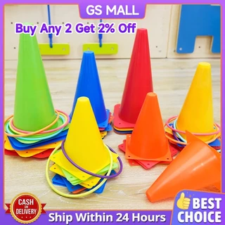 5 ชิ้น กรวยฝึกซ้อม กรวย กรวยซ้อมกีฬา กรวยซ้อมบอล กรวยซ้อมกีฬา ฟุตบอล มี 3 สีให้เลือก