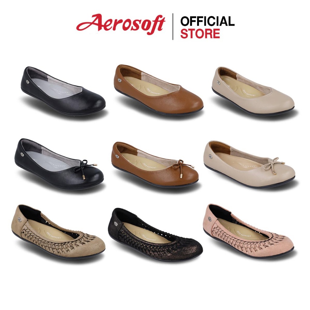 Aerosoft (Clearance Sale) รองเท้าคัชชู รุ่น CW3038C/CW3038GC/CW3040C