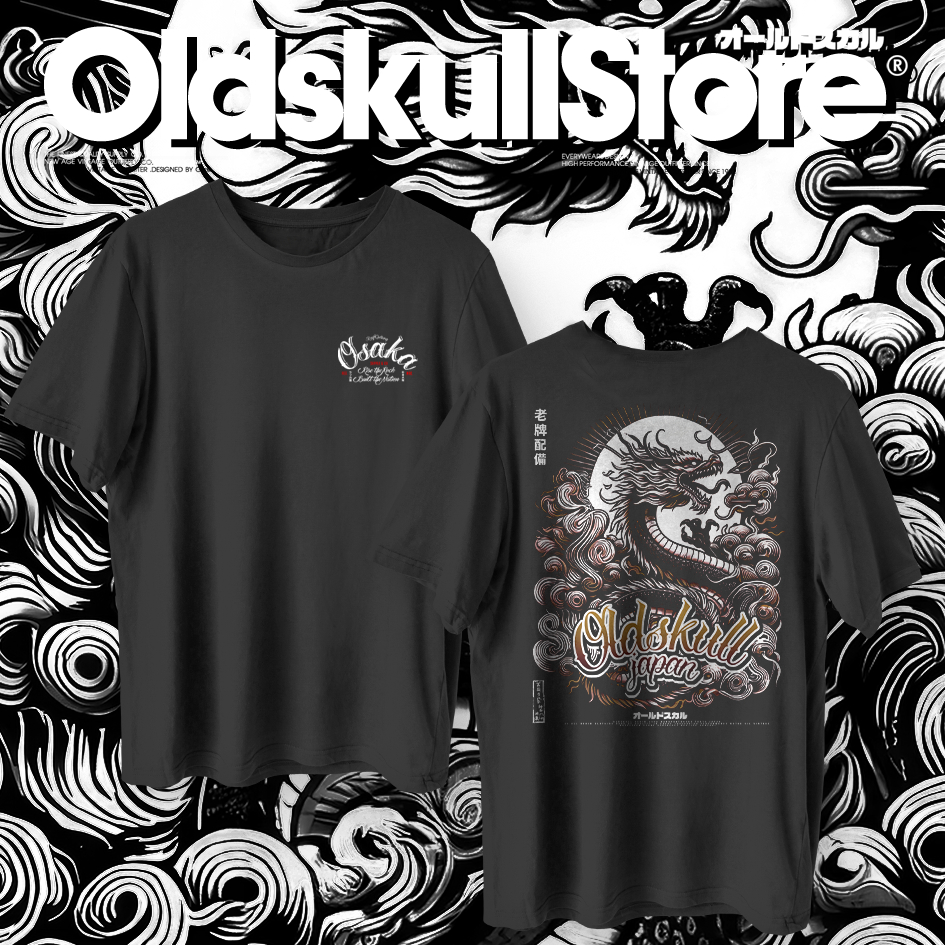 Oldskull CLASSIC 14 เสื้อยืดผู้ชาย เสื้อยืด คอกลม แขนสั้น พิมพ์ลาย