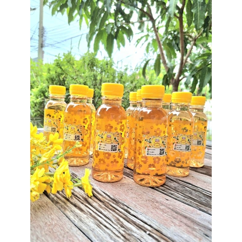 น้ำหวานน้ำผึ้งสำหรับผสมอาหารเลี้ยงหนอนแว๊ก250 ml