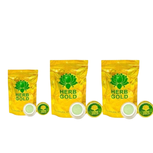 HERB GOLD CREAM  ครีมรีฟิว 30 กรัม/15 กรัม เเละ 5 กรัม มี 3 ขนาด  ของเเท้ 100%