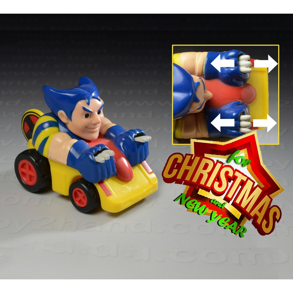 No.1784 รถเหล็กจากการ์ตูน Maisto - Wolverine Race Car Buddies ผลิตในไทย ปี 2003