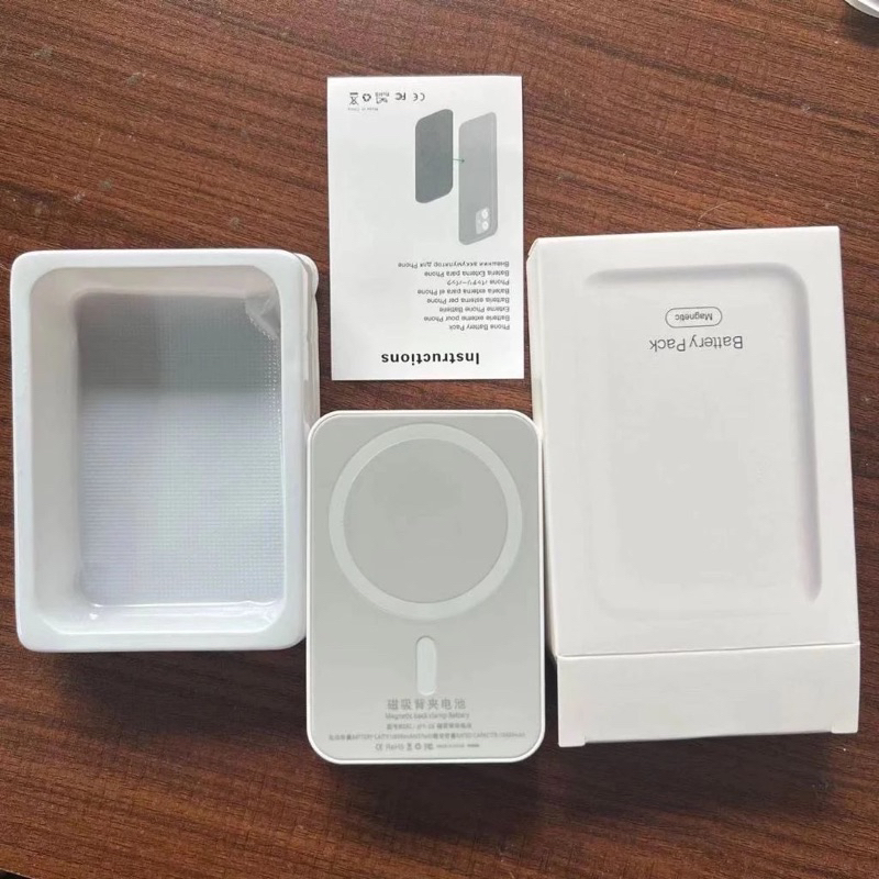 Powerbank แบตสำรองไร้สาย จุ5000 mah Super Fast Wireless Charger แบตพกพา ใช้งานสะดวก แปะหลังเครื่อง แล้วชาร์จได้เลย - รูปที่ 5