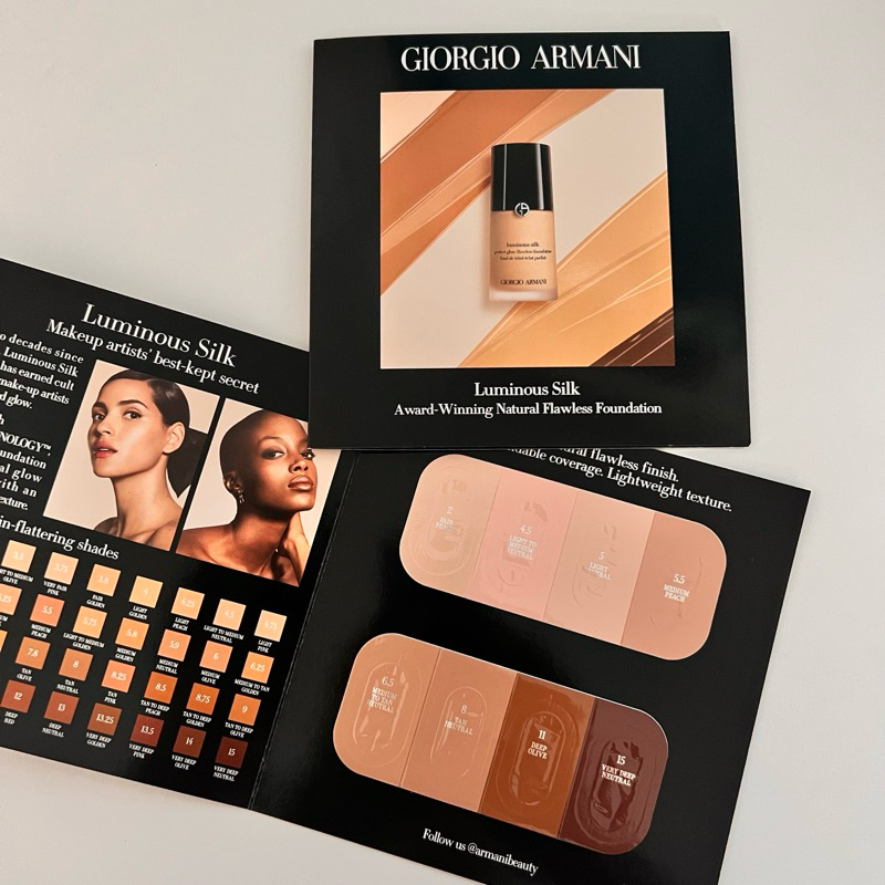 ได้4เฉดสี: Giorgi A®mani Luminous Silk Foundation, Concealer