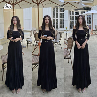 กระโปรงพลีทอย่างดี ทรงปลายบาน ใส่แล้วพริ้ว หุ่นไหนก็ใส่สวย ชุดสวยๆ ช่วยเสริมบุคลิกให้ดูดี ใส่ทำงานหรือไปเที่ยว ชิลๆ