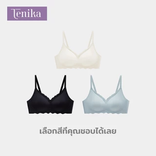 TENIKA เจลลี่บรา บราไร้ขอบ ไร้โครง ใส่สบาย เนื้อผ้านิ่ม เก็บทรงดี ไม่ปลิ้น Bar-015