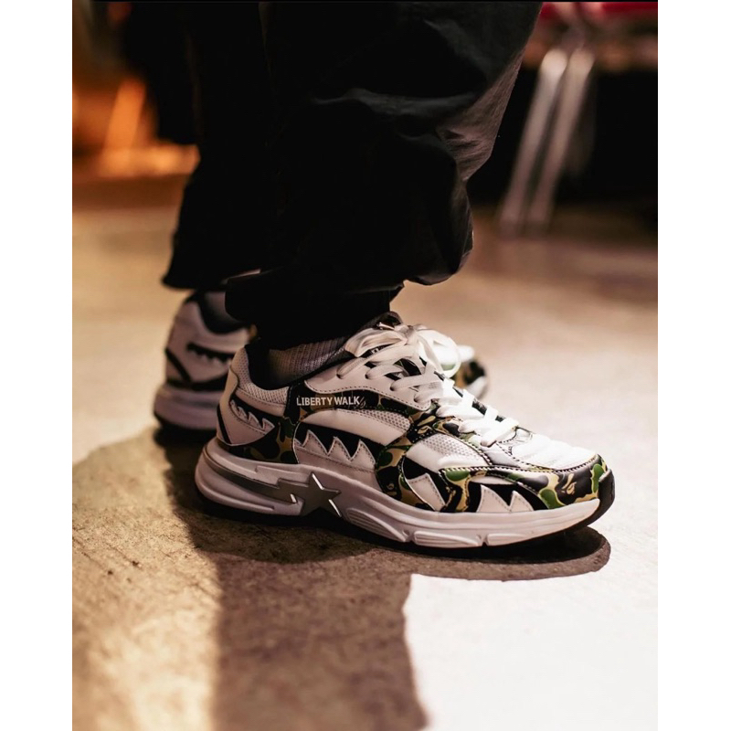 Bape xLiberty Walk shark sta sneakers Japan 2024 New