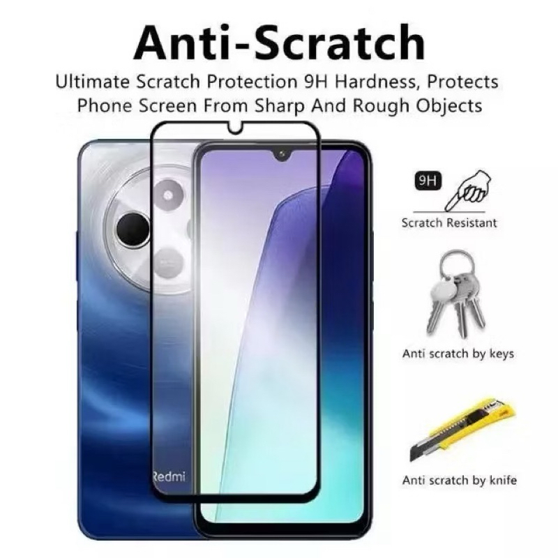 Redmi14C / Poco C75 ส่งจากไทย ฟิล์มกระจกเต็มจอ ฟิล์มกันกล้อง ฟิล์มหลังแคปร่า