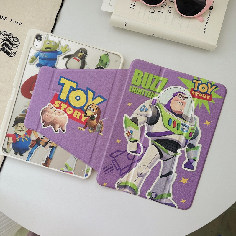 💫พร้อมส่ง💫เคสiPadหมุน 360° แผ่นหลังอะครีลิ Gen9 Toy Story บัซ ไลท์เยียร์ Gen11 Air6/7 เคสไอแพด ใส่ปากกาไ Air6