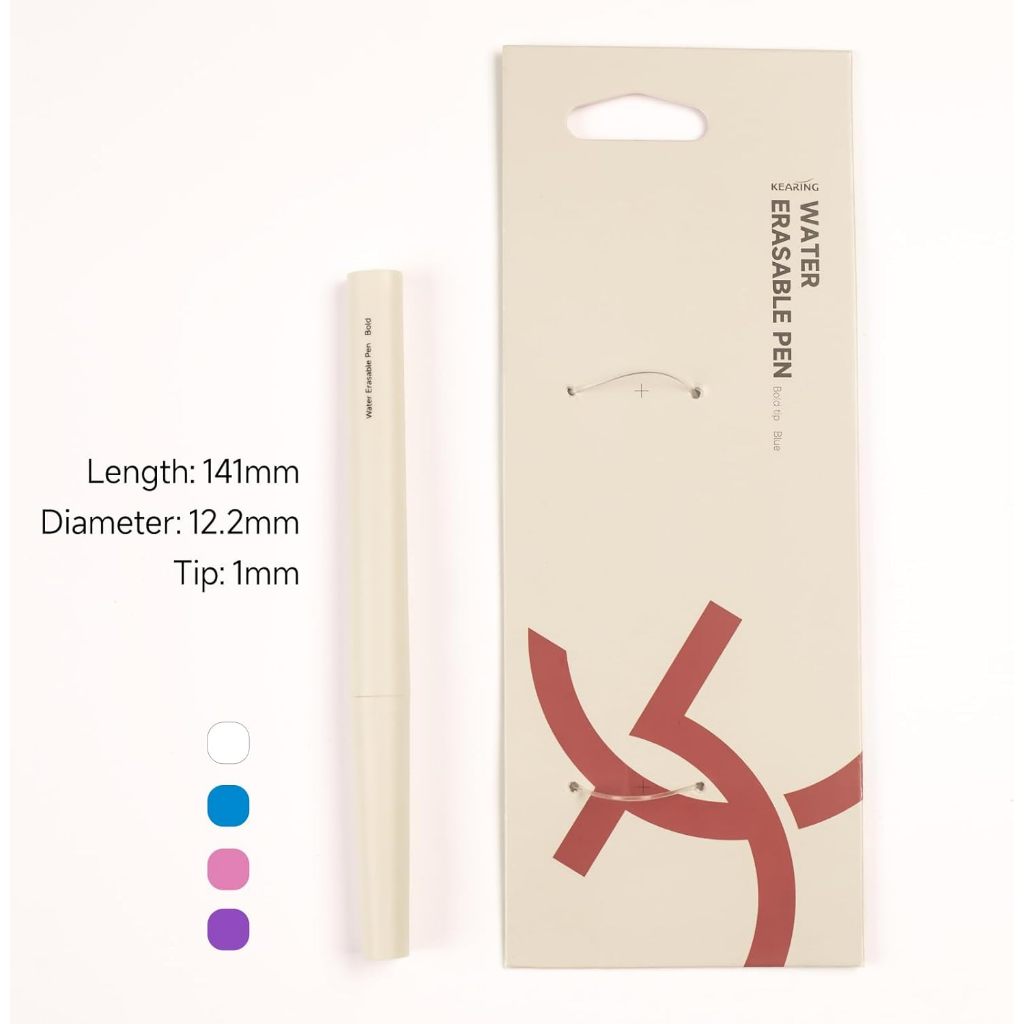 Kearing Air/ Water Erasable Pen premium &  Kearing Eraser Marker ปากกาเขียนผ้า แบบระเหย ซักน้ำ และปากกาลบรอย