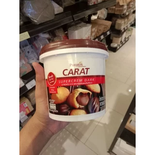 Puratos carat supercream dark พูราโต๊ส ครีมช็อกโกแลต 1กก