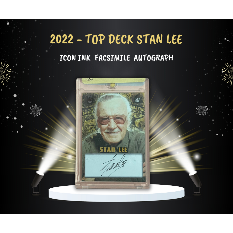 2022 - Stan Lee Icon Ink Facsimile Autograph 100 Cards Limited Edition - การ์ดลายเซ็นสแตนลีย์ การ์ดลายเซ็นจำลอง