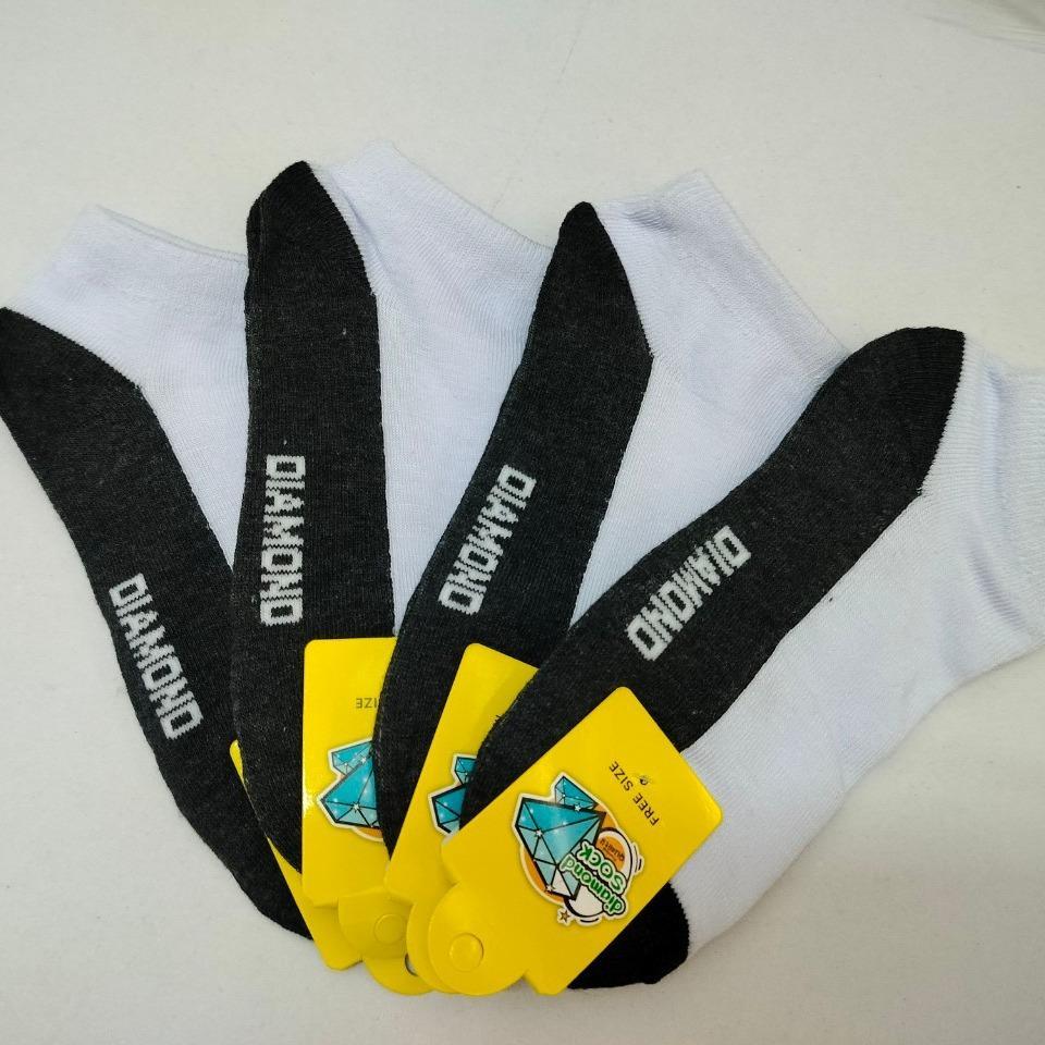 12คู่ ถุงเท้าข้อสั้น เนื้ออย่างดี ใส่สบาย สินค้าพร้อมจัดส่ง ถุงเท้า ตราเพชร - รูปที่ 6