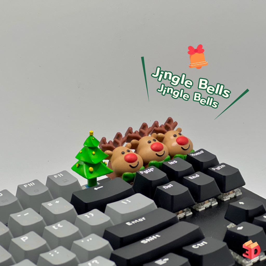 คีย์แคป คริสต์มาส keycap christmas ซานต้า คีย์บอร์ด