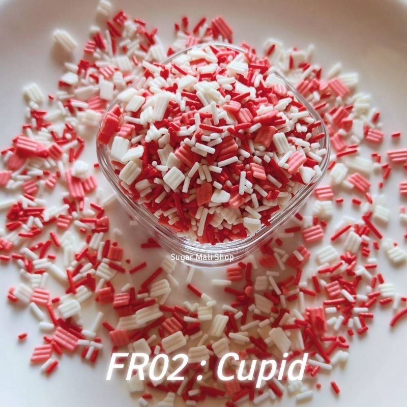 🧁🍩Topping Rice&Flake น้ำตาลโรยขนม ตกแต่งเค้ก คัพเค้ก เบเกอรี่ต่าง แบ่งขายขนาด 25/50/100 กรัม - รูปที่ 2