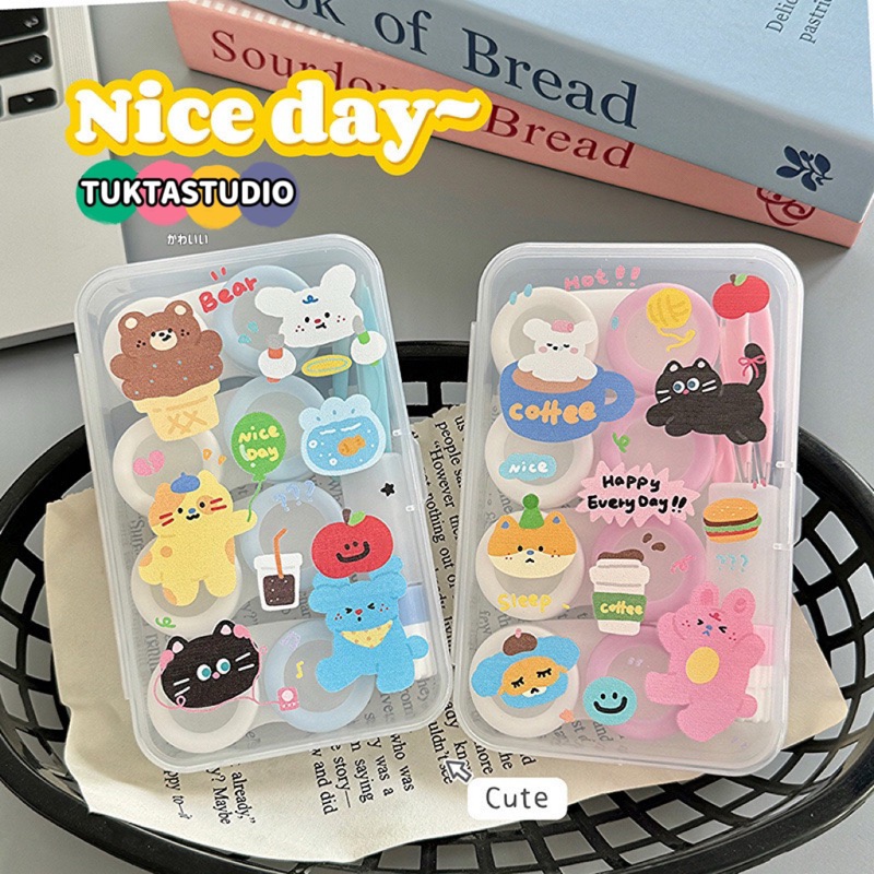 ตลับคอนแทคเลนส์การ์ตูนน่ารัก ใส่ได้หลายคู่ พร้อมส่ง1-2วัน